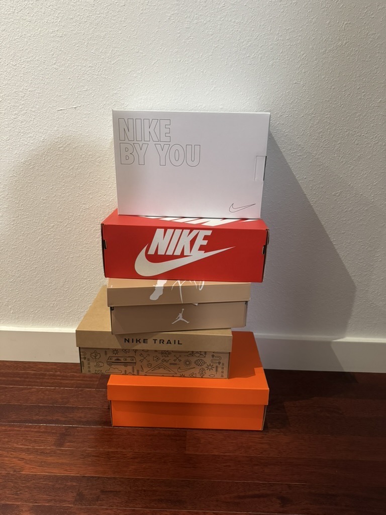 My Nike Shoe Boxes